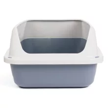 Macska WC magasított kerettel 56x40x24cm kék [12]
