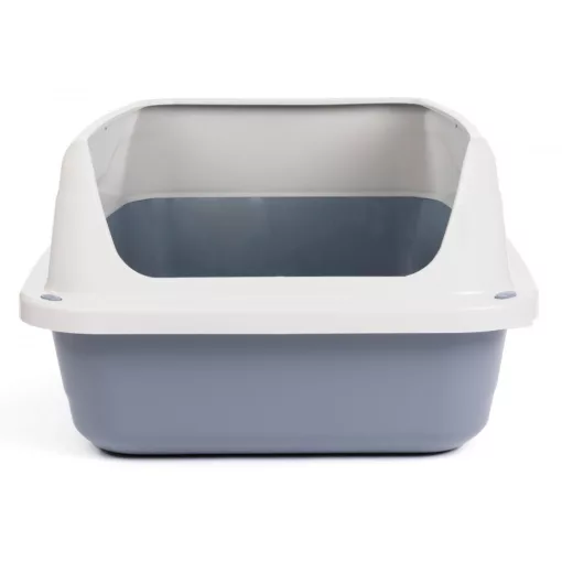Macska WC magasított kerettel 56x40x24cm kék [12]