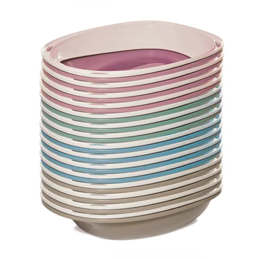Macska WC kerettel íves S 45x36x15,5cm vegyes szín [24]