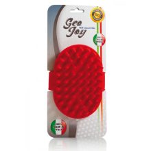 Hosszú fogú fürdető kesztyű 17x17x4cm piros