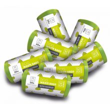 M-PETS ürülékszedő füles zacskó 22x39cm 8x50db zöld (dobozos)