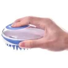 M-PETS samponadagolós mosdatókefe 11,5x7,5cm kék