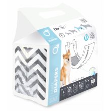M-PETS kutya nadrágpelenka kan L 8-15kg 12db