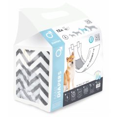 M-PETS kutya nadrágpelenka kan L 8-15kg 12db