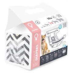 M-PETS kutya nadrágpelenka szuka L 8-15kg 10db