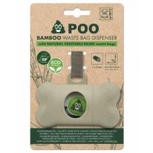 M-PETS bio ürülékszedő zacskó 22x32cm 15db tartóval