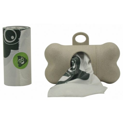 M-PETS bio ürülékszedő zacskó 22x32cm 15db tartóval