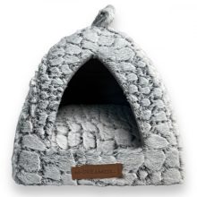 M-PETS macskabújó plüss sátor Snake 37x37x37cm kígyómintás