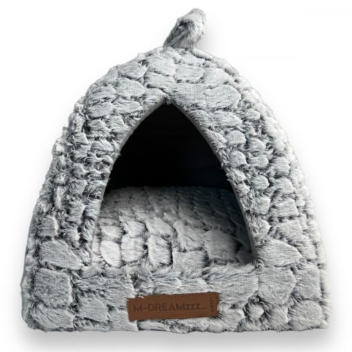 M-PETS macskabújó plüss sátor Snake 37x37x37cm kígyómintás