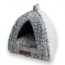 M-PETS macskabújó plüss sátor Snake 37x37x37cm kígyómintás