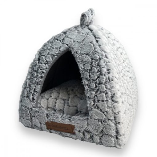 M-PETS macskabújó plüss sátor Snake 37x37x37cm kígyómintás