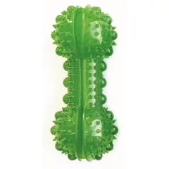   M-PETS kutyajáték TPR csont jutalomfalatadagolós 15x6cm zöld