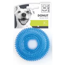 M-PETS kutyajáték csipogó karika 9cm kék