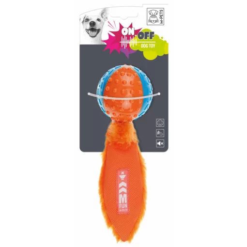 M-PETS kutyajáték Meteor kikapcsolható csipogóval 25x7,8cm