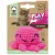   M-PETS macskajáték horgolt polip 100% bio pamut 7,5x7,5x5,5cm pink