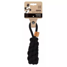 M-PETS kötéljáték fonat 22cm fekete