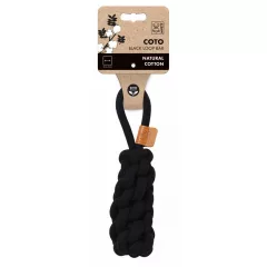 M-PETS kötéljáték fonat 22cm fekete