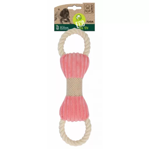M-PETS Eco kutyajáték Tuga 33x9x5cm pink