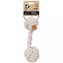 M-PETS kötéljáték súlyzó 28cm fehér
