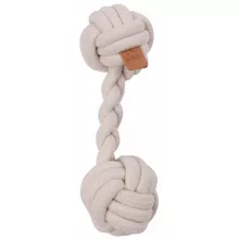 M-PETS kötéljáték súlyzó 28cm fehér
