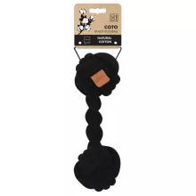 M-PETS kötéljáték súlyzó 28cm fekete