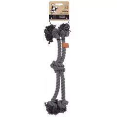 M-PETS kötéljáték kereszt 60cm szürke (24)