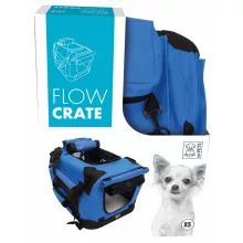 M-PETS FLOW összehajtható kisállatszállító táska XS 41x28x28cm kék