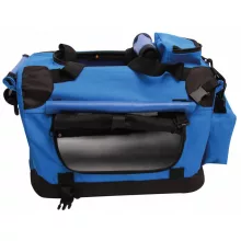 M-PETS FLOW összehajtható kisállatszállító táska XS 41x28x28cm kék