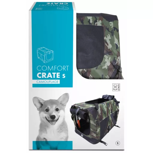 M-PETS COMFORT szállítótáska összehajtható S 51x33x33cm terepszín