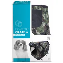 M-PETS COMFORT szállítótáska összehajtható M 61x41x41cm terepszín