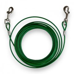   M-PETS kikötő acél sodrony műanyag bevonattal 23kg-ig 9mx4mm