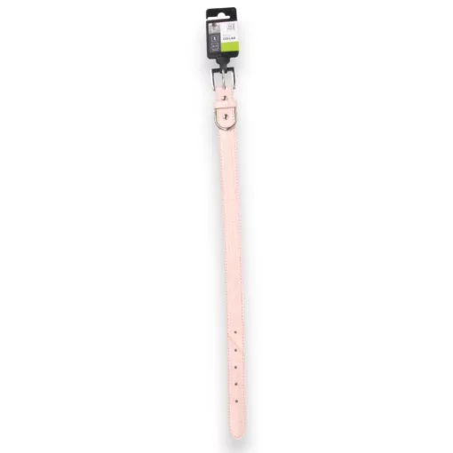 M-PETS nyakörv krokodil L 2,5x35-40cm rózsaszín