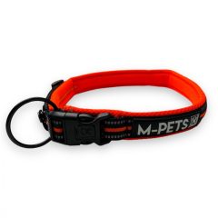   M-PETS nyakörv túrázáshoz párnázott XL 2,5x65-75cm narancs