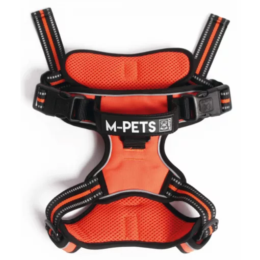 M-PETS hám túrázáshoz S 2/30-45/35-60cm narancs