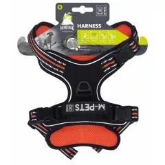 M-PETS hám túrázáshoz M 2,5/35-60/40-75cm narancs