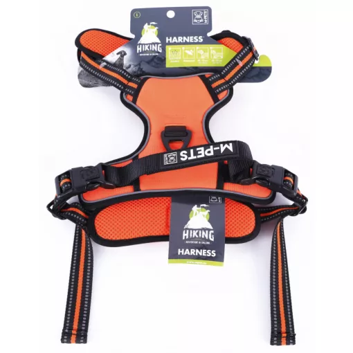 M-PETS hám túrázáshoz L 2,5/45-70/45-95cm narancs