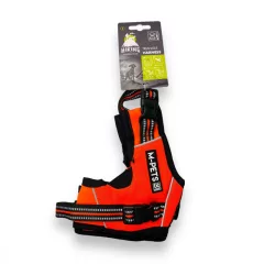   M-PETS háromszög hám túrázáshoz S 31-39/40-45cm narancs