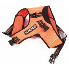   M-PETS háromszög hám túrázáshoz M 36-45/47-57cm narancs