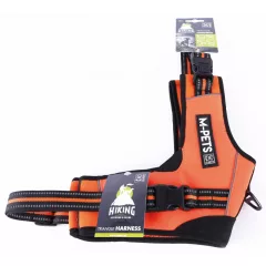   M-PETS háromszög hám túrázáshoz XL 51-66/67-85cm narancs