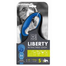 M-PETS automata póráz Liberty S 3m 15kg kék