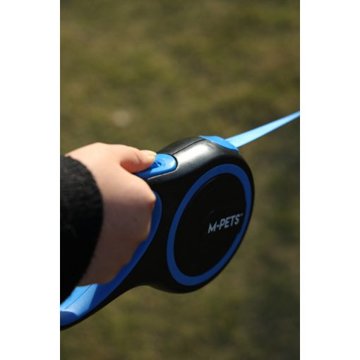 M-PETS automata póráz Liberty M 5m 20kg kék