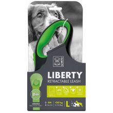 M-PETS automata póráz Liberty L 8m 50kg zöld