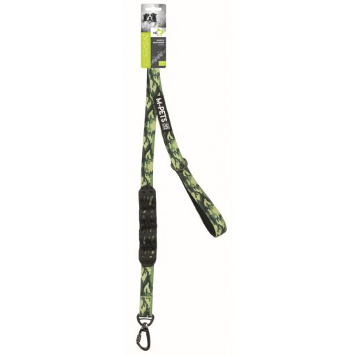 M-PETS póráz rántáscsillapítóval 2,5x120cm terep