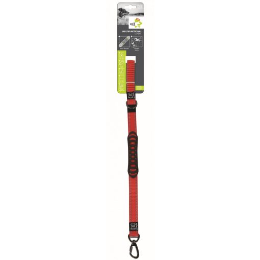 M-PETS Flex Pro multifunkcionális póráz 2,5x120/150cm piros