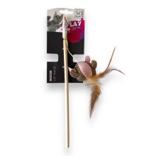 M-PETS cicapeca fluoreszkáló egér 35cm pink