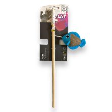 M-PETS cicapeca fluoreszkáló hal 35cm kék