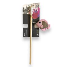 M-PETS cicapeca fluoreszkáló hal 35cm pink