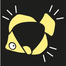 M-PETS cicapeca fluoreszkáló hal 35cm pink