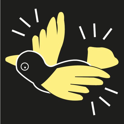 M-PETS cicapeca fluoreszkáló madár 35cm