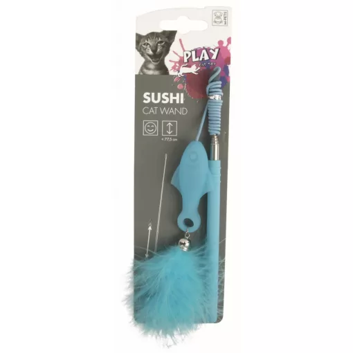 M-PETS cicapeca villogó hallal Sushi 77cm teleszkópos